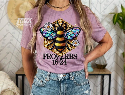 PROVERBS 16:24 *OLLIE & CO. EXCLUSIVE* - DTF TRANSFER