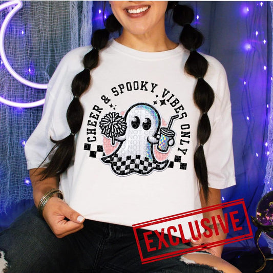 CHEER & SPOOKY VIBES ONLY *OLLIE & CO. EXCLUSIVE* - DTF TRANSFER