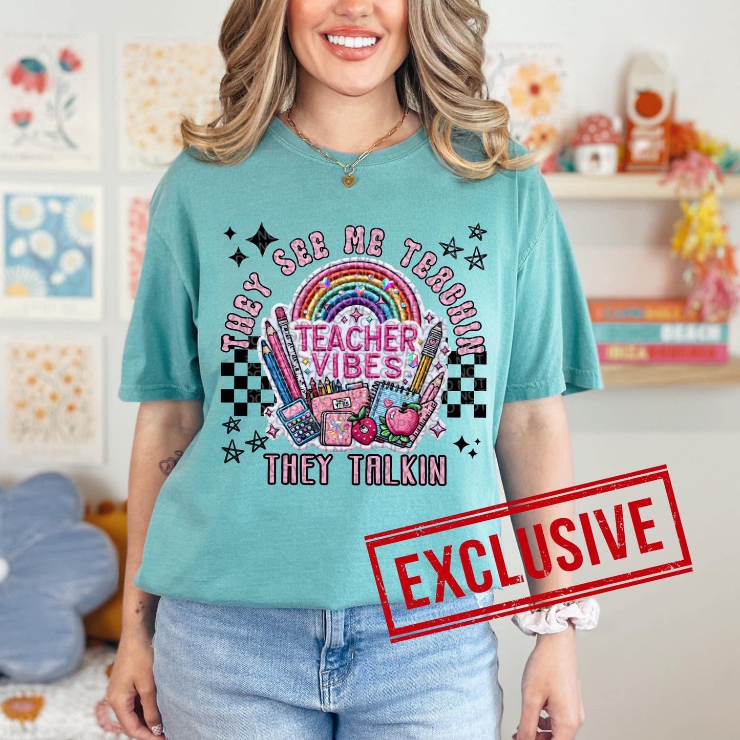 THEY SEE ME TEACHIN THEY TALKIN *O&C EXCLUSIVE*  - DTF TRANSFER