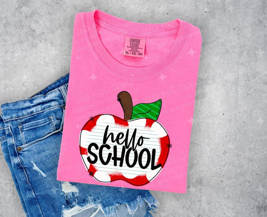 HELLO SCHOOL *OLLIE & CO. EXCLUSIVE* - DTF TRANSFER