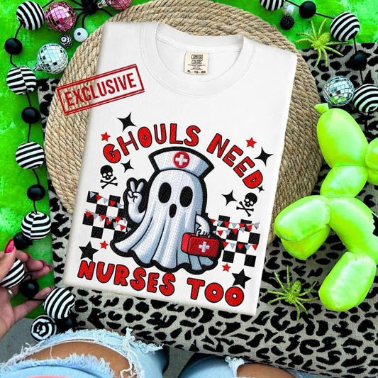 GHOULS NEED NURSES TOO *OLLIE & CO. EXCLUSIVE* - DTF TRANSFER