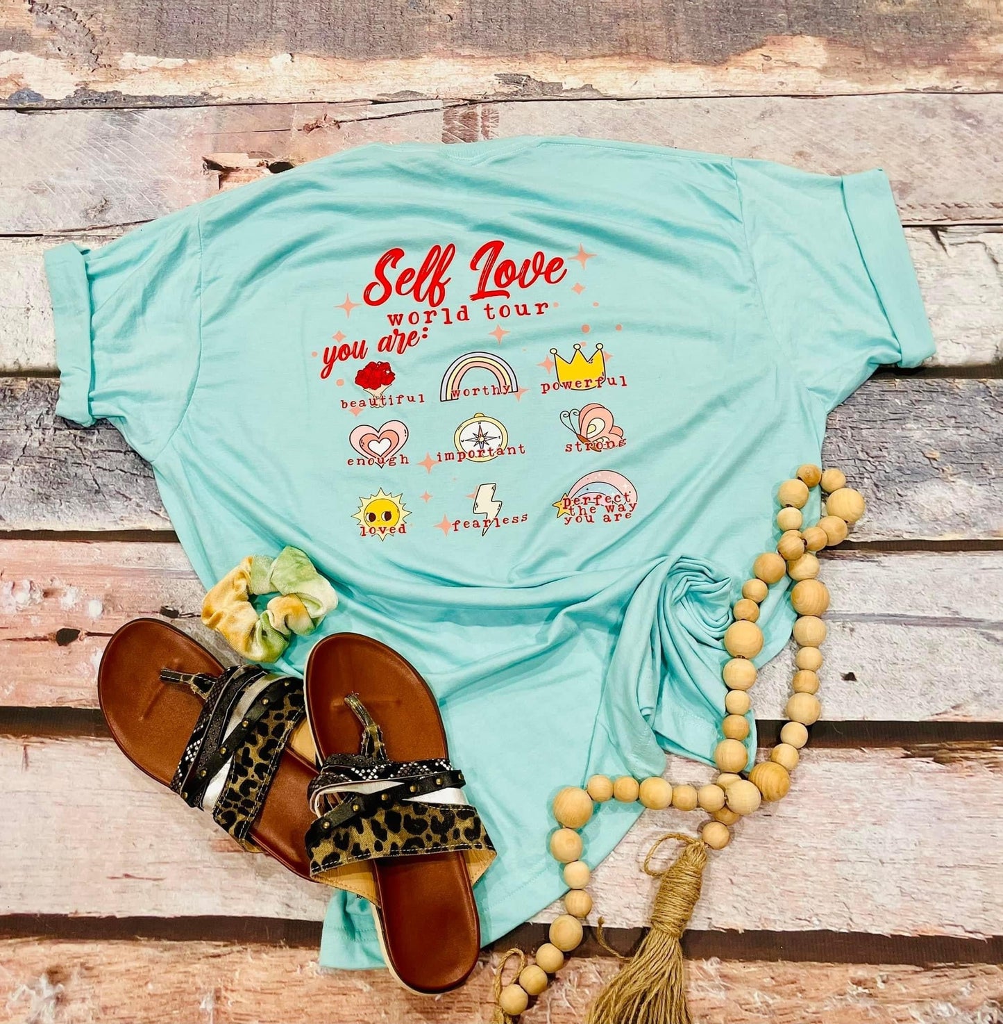 Self Love World Tour  *Ollie & Co. Exclusive*- FRONT+BACK - DTF TRANSFER