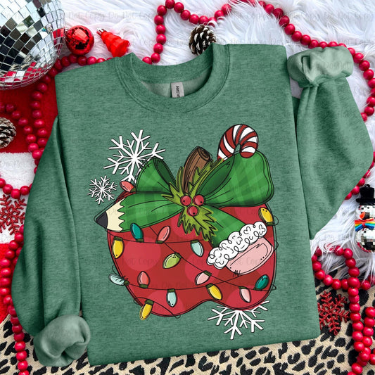 CHRISTMAS APPLE - DTF TRANSFER