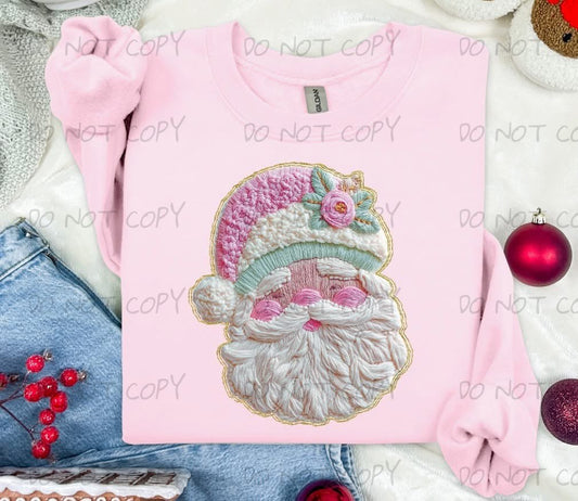 FRENCH KNOT SANTA FAUX YARN - DTF TRANSFER