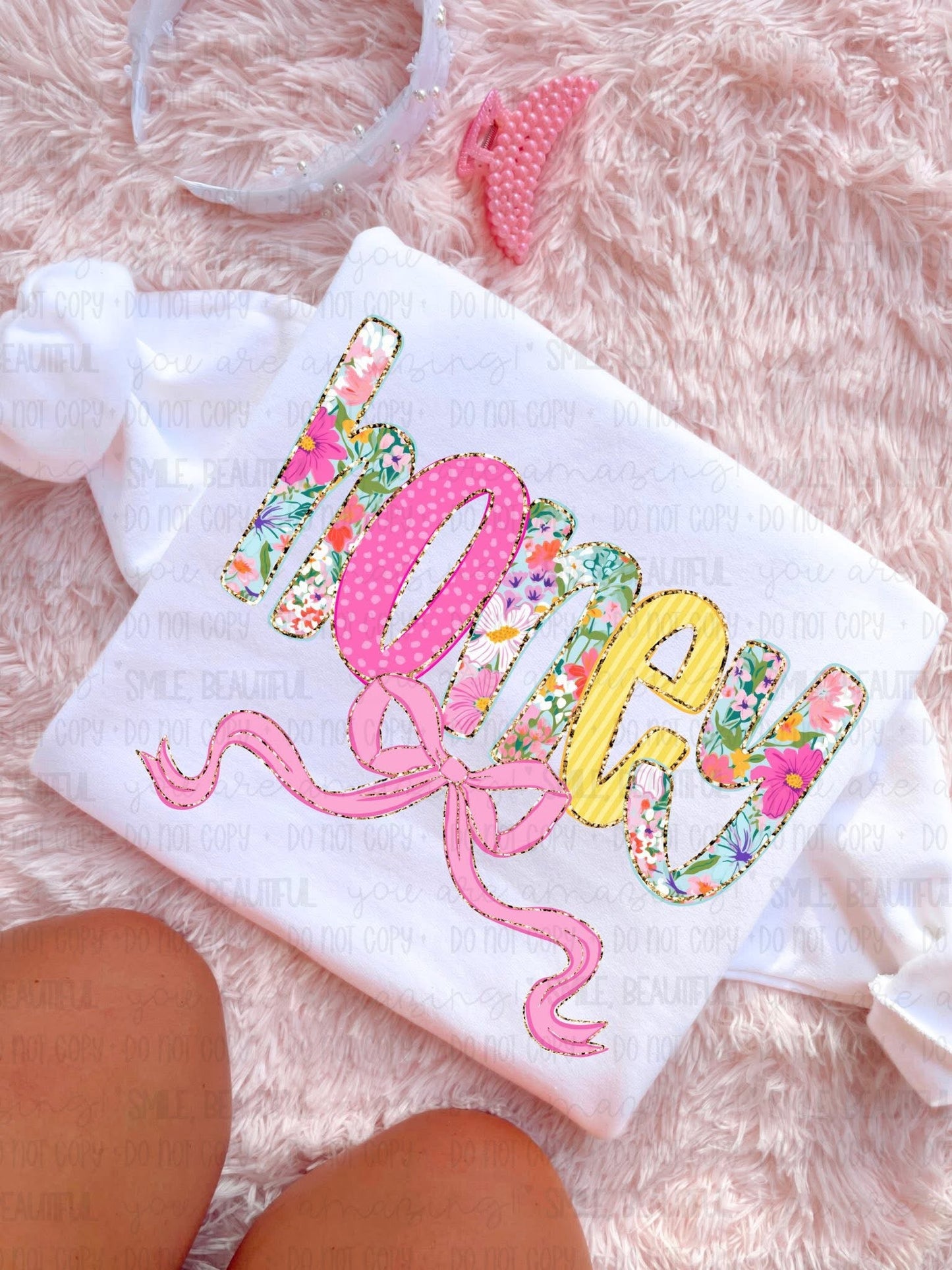 FLORAL MAMA NAMES - DTF TRANSFER