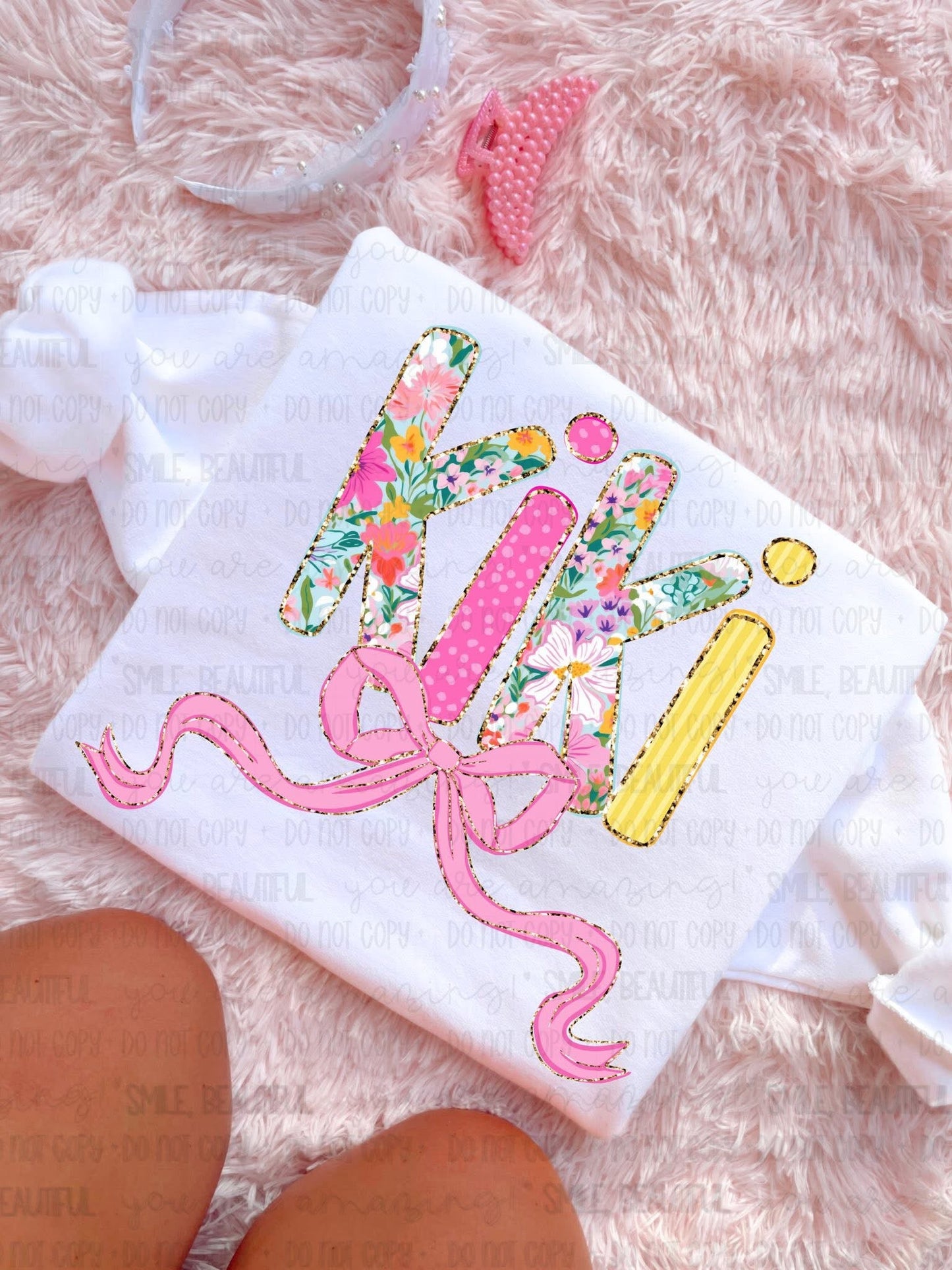 FLORAL MAMA NAMES - DTF TRANSFER