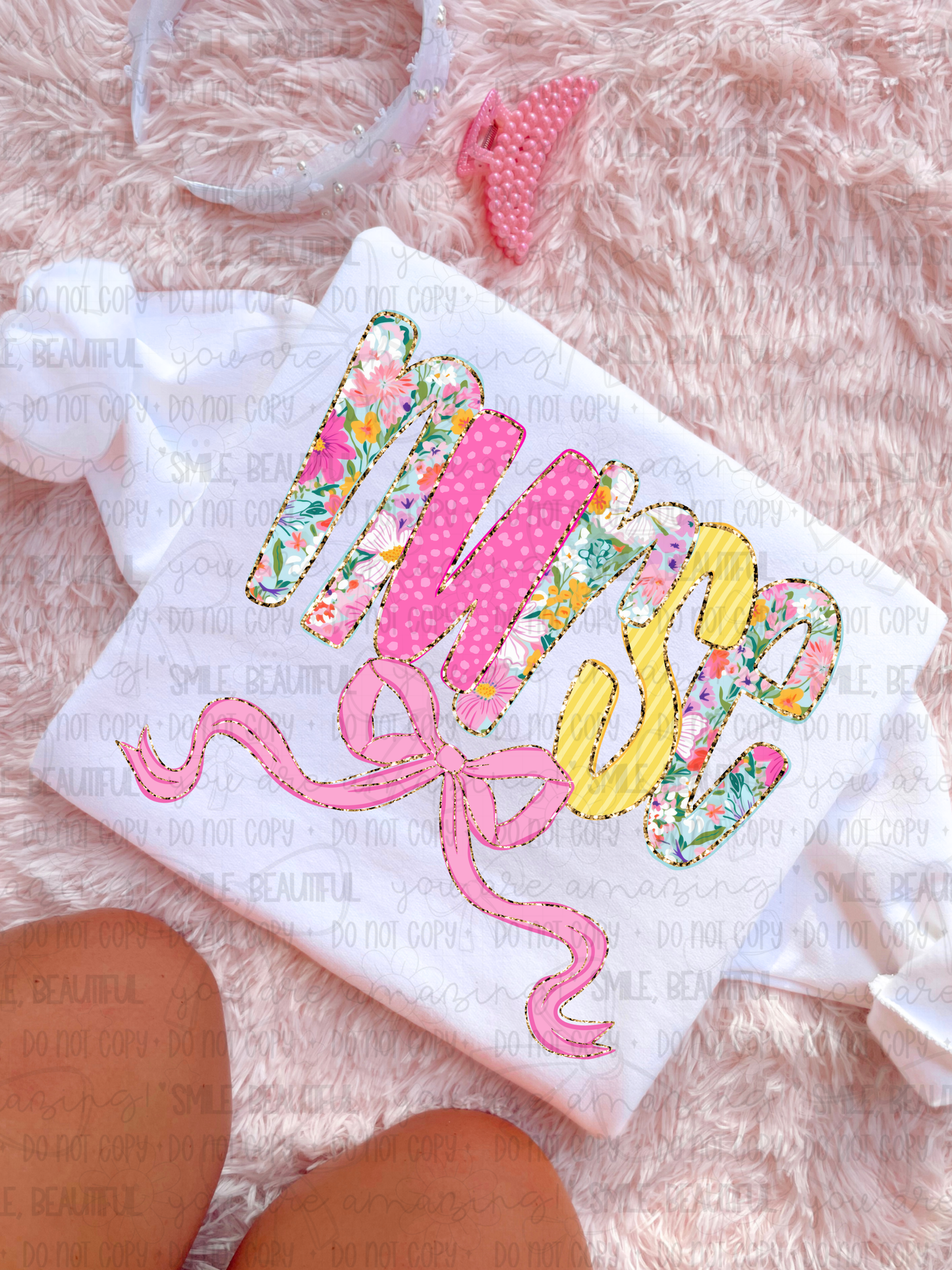 FLORAL MAMA NAMES - DTF TRANSFER