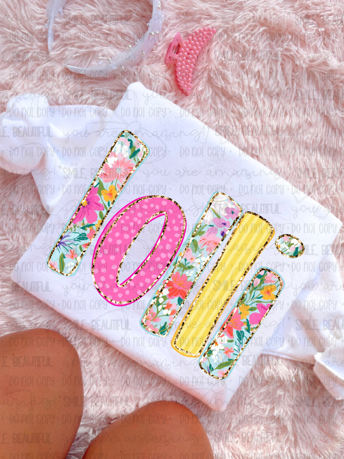 FLORAL MAMA NAMES - DTF TRANSFER