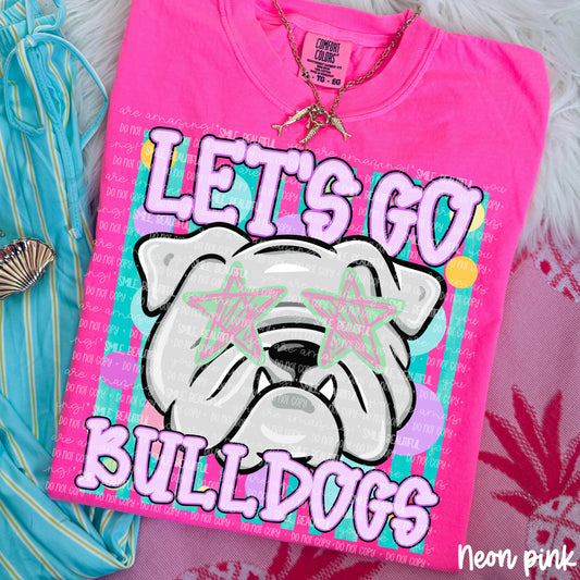 LET'S GO MASCOTS STRIPES - DTF TRANSFER