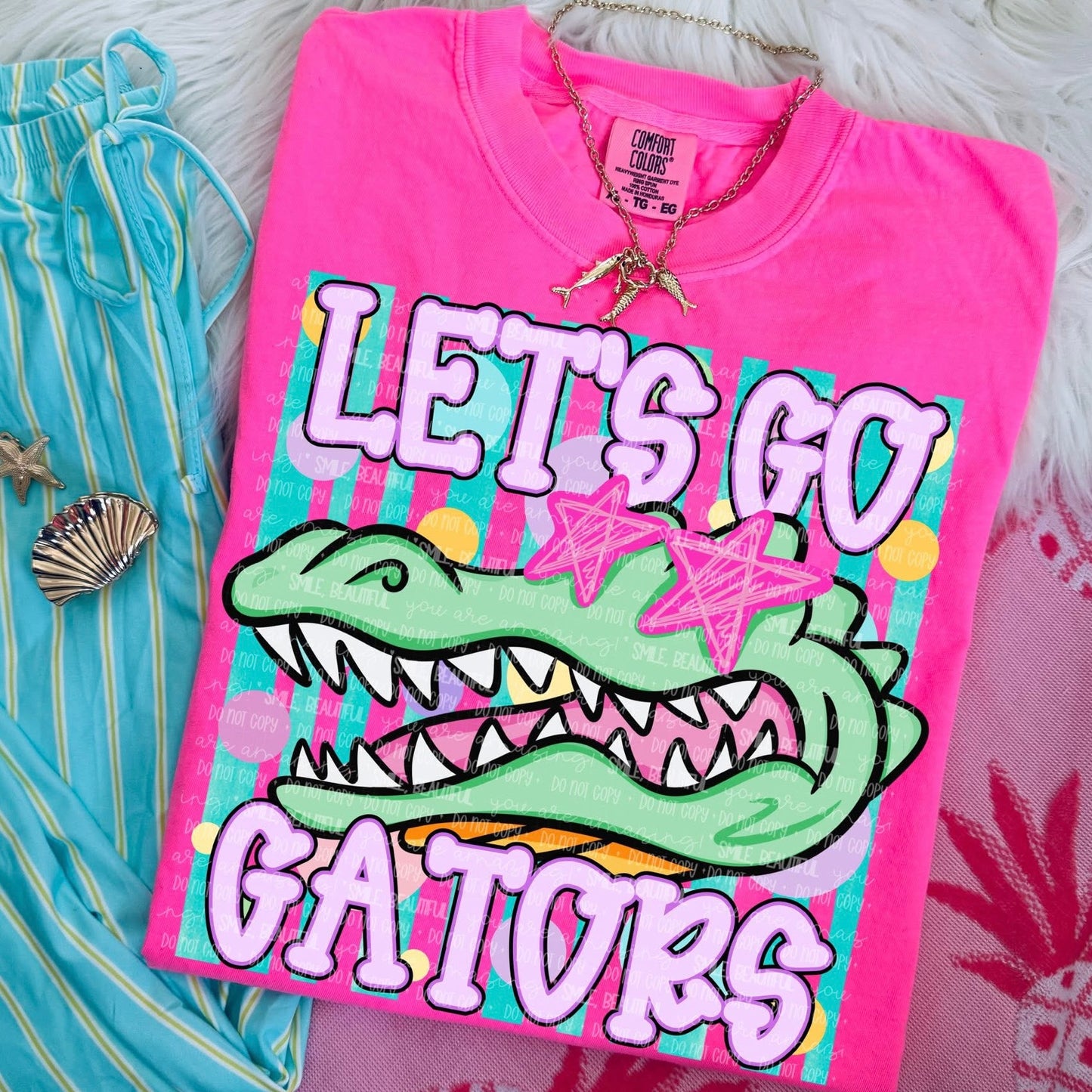 LET'S GO MASCOTS STRIPES - DTF TRANSFER