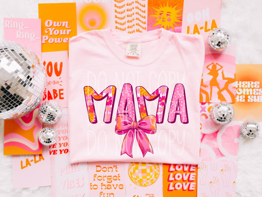 BRIGHT MAMA BOW - DTF TRANSFER