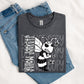 BLACK WHITE DOTTIE MASCOT - DTF TRANSFER