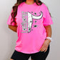 BLACK WHITE DOTTIE MASCOT - DTF TRANSFER