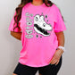 BLACK WHITE DOTTIE MASCOT - DTF TRANSFER