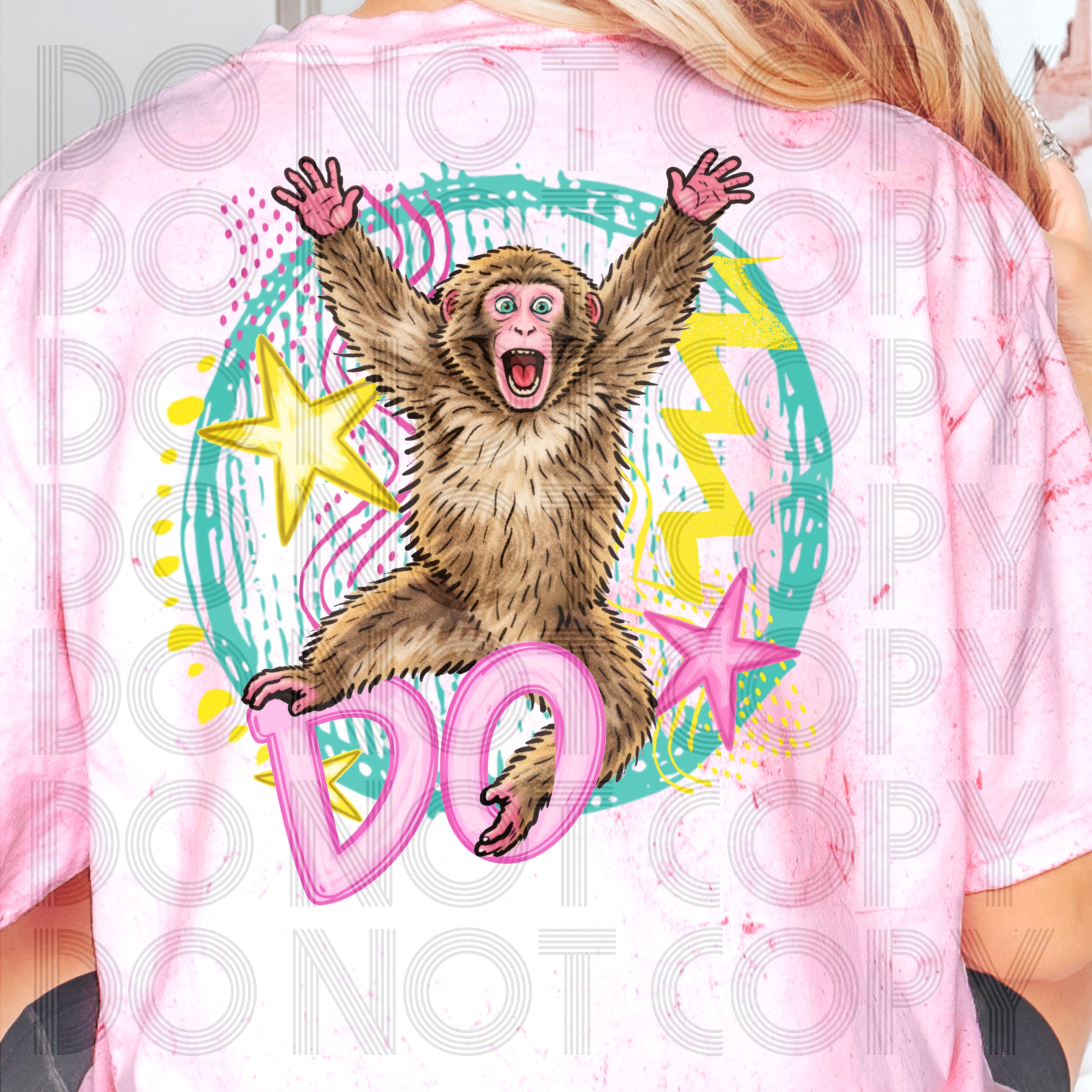 MONKEY DO GIRL - DTF TRANSFER – Shopsalesollieandco