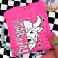BLACK WHITE DOTTIE MASCOT - DTF TRANSFER