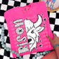 BLACK WHITE DOTTIE MASCOT - DTF TRANSFER