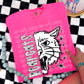 BLACK WHITE DOTTIE MASCOT - DTF TRANSFER