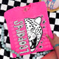 BLACK WHITE DOTTIE MASCOT - DTF TRANSFER