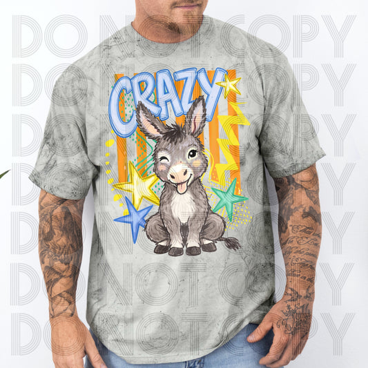 CRAZY ASS BOY - DTF TRANSFER
