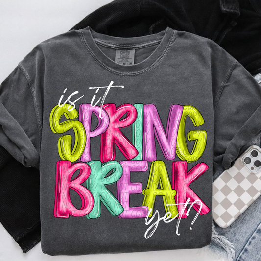 IS IT SPRING BREAK YET? - DTF TRANSFER