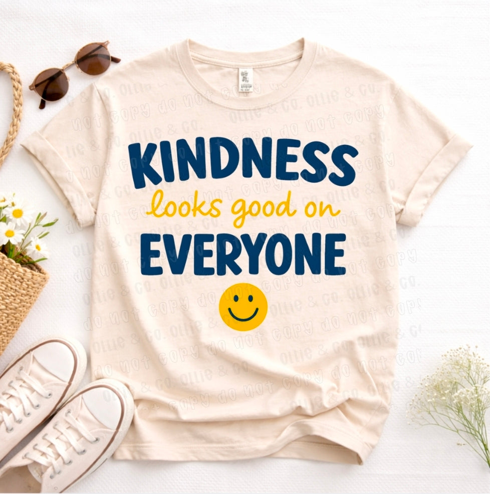 KINDNESS LOOKS GOOD ON EVERYONE *OLLIE & CO. EXCLUSIVE* - DTF TRANSFER