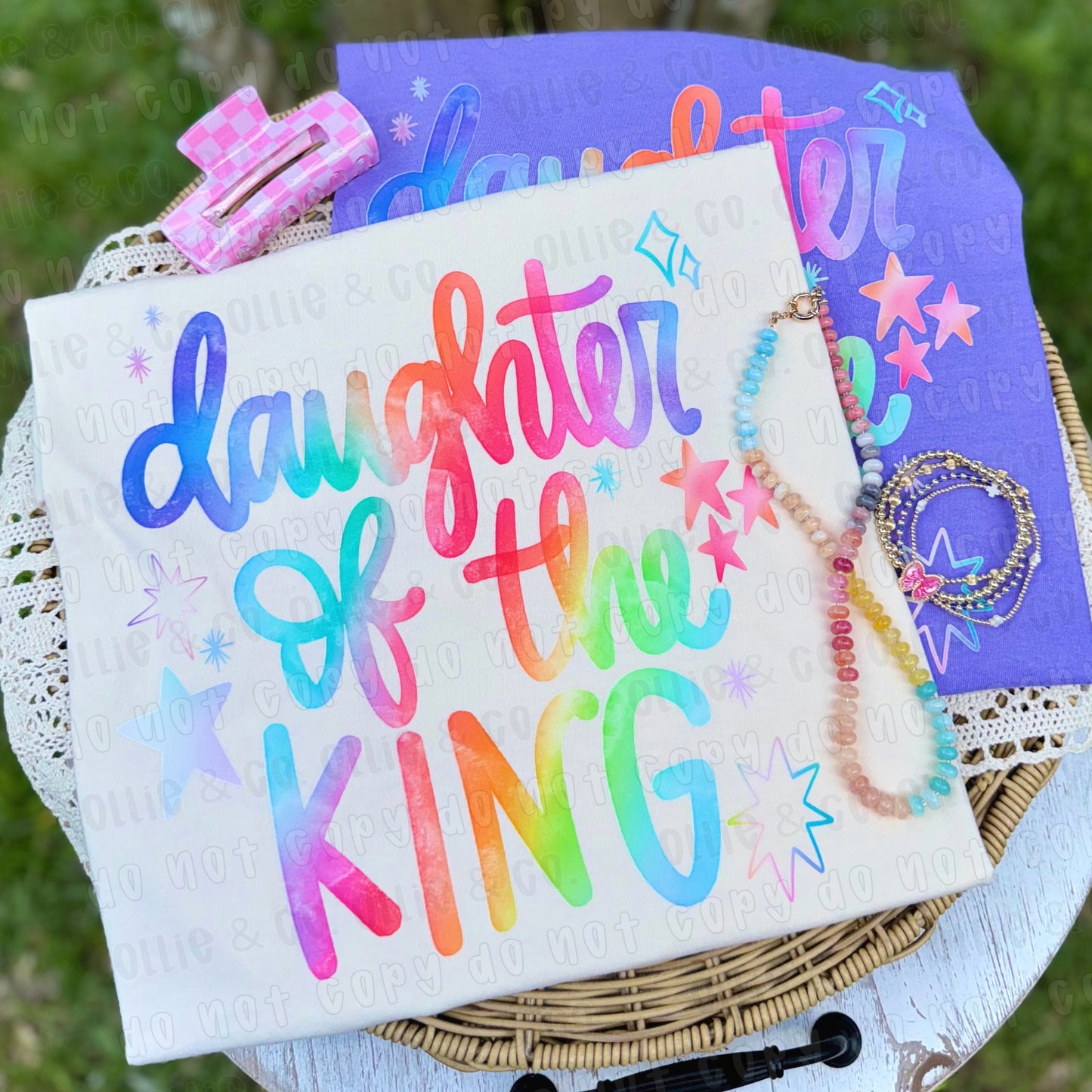 DAUGHTER OF THE KING DISTRESSED - DTF TRANSFER