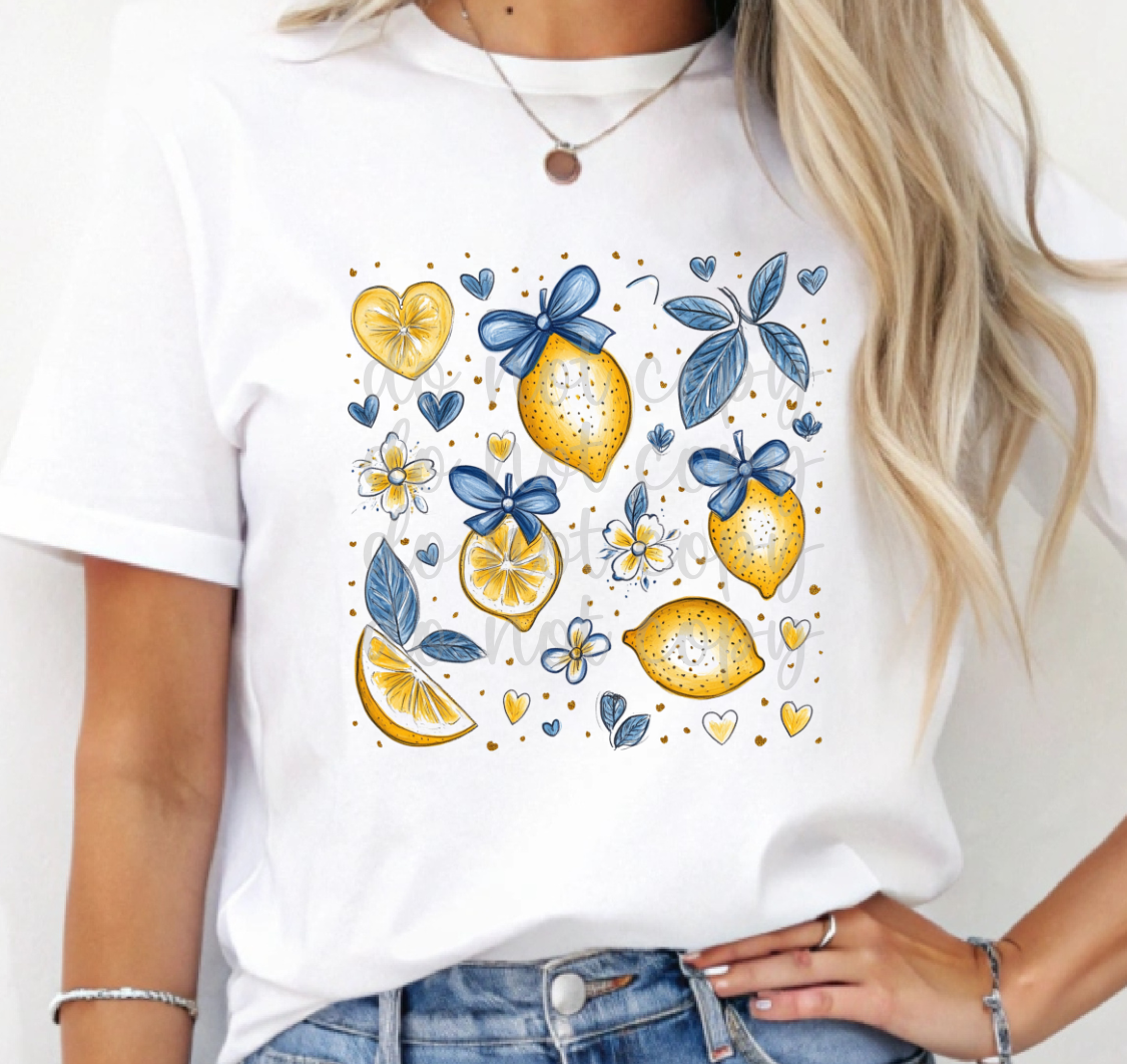 LEMONS AND BOWS - DTF TRANSFER