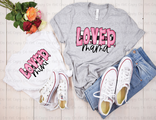 LOVED MAMA CHECKER  - DTF TRANSFER