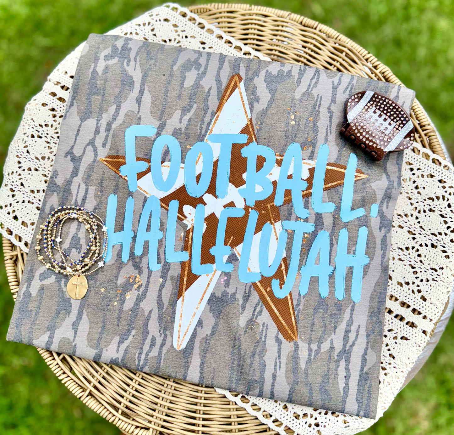 FOOTBALL HALLELUJAH - DTF TRANSFER