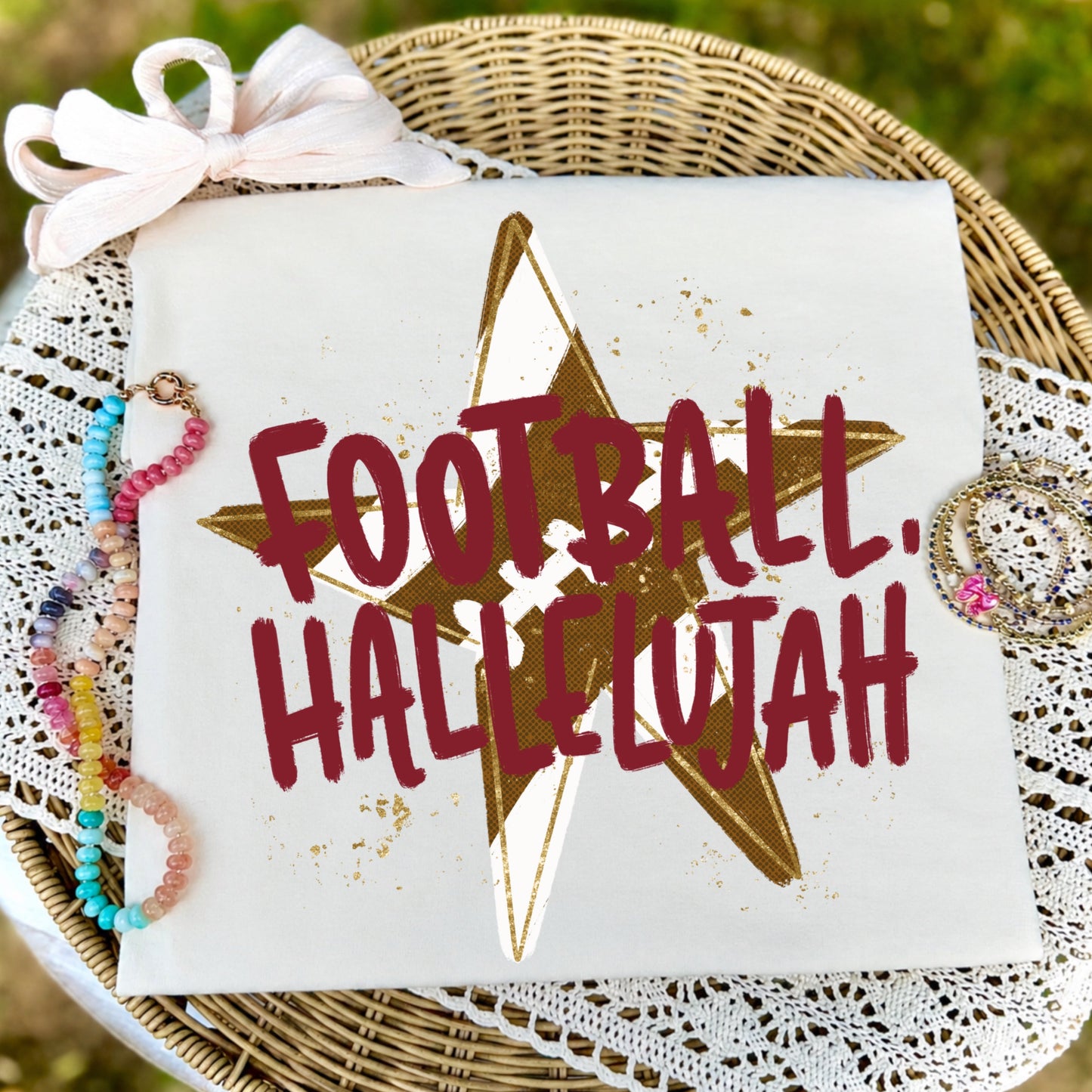 FOOTBALL HALLELUJAH - DTF TRANSFER