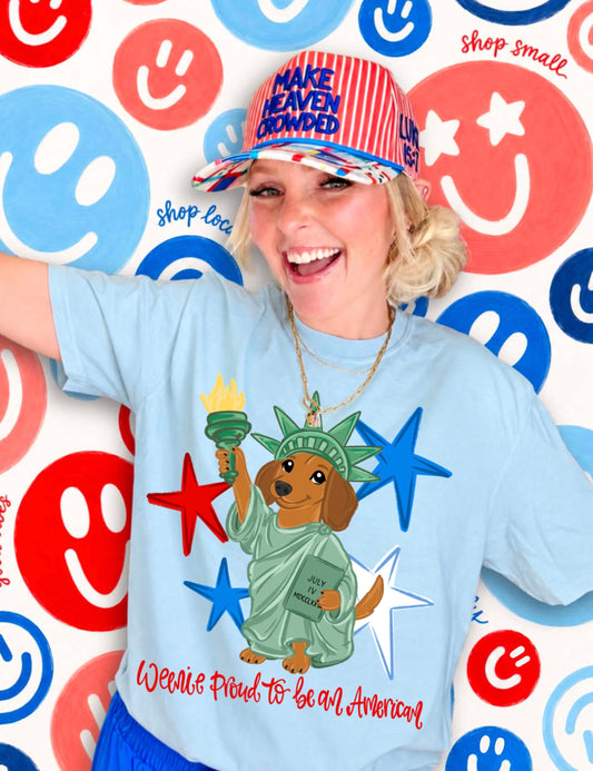 WEENIE PROUD TO BE AN AMERICAN - DTF TRANSFER