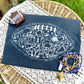 FOOTBALL SINGLE COLOR - DTF TRANSFER