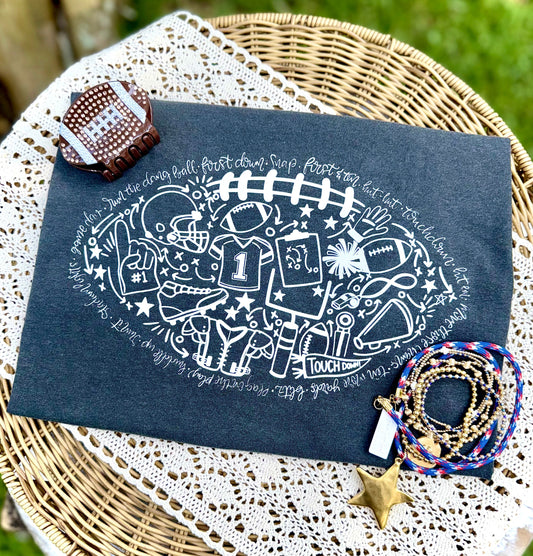FOOTBALL SINGLE COLOR - DTF TRANSFER