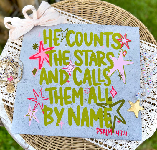 HE COUNTS THE STARS - DTF TRANSFER