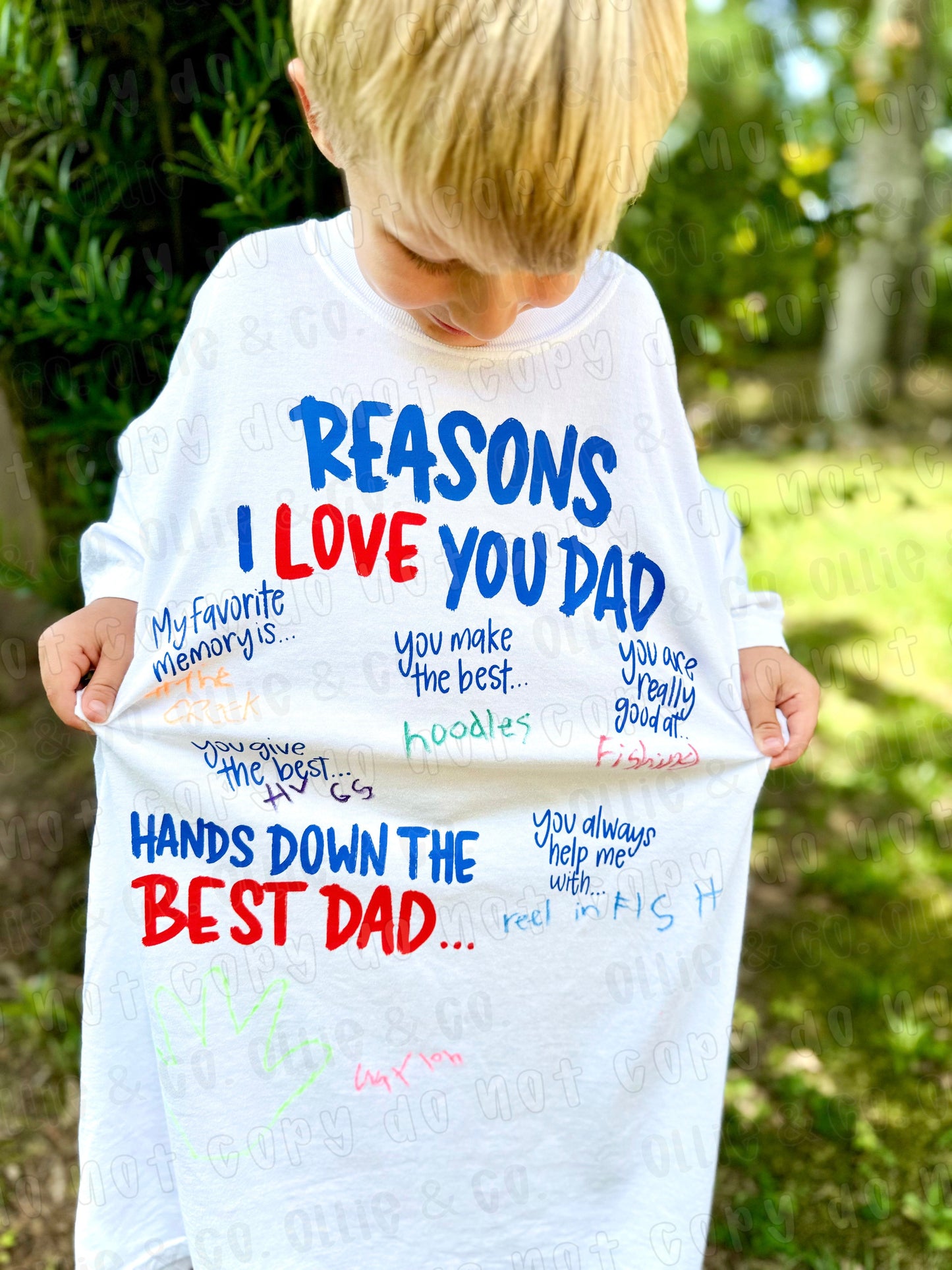 REASONS I LOVE YOU DAD - DTF TRANSFER
