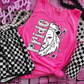BLACK WHITE DOTTIE MASCOT - DTF TRANSFER