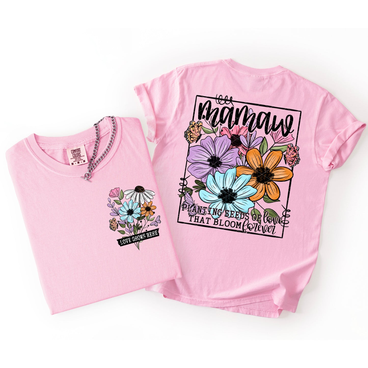 LOVE GROWS HERE TEACHER - DTF TRANSFER