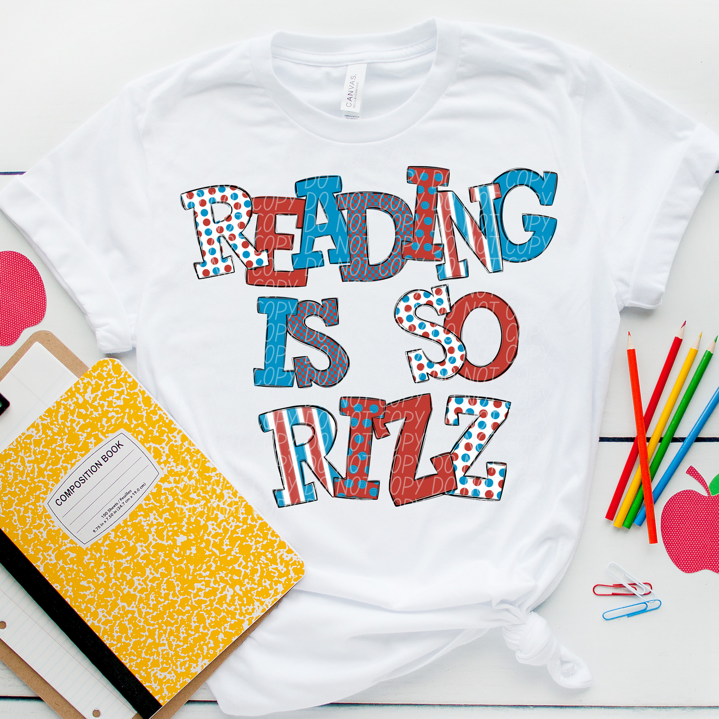 READING IS SO RIZZ - DTF TRANSFER