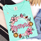 FLORAL & LEOPARD NAME FRAMES - DTF TRANSFER