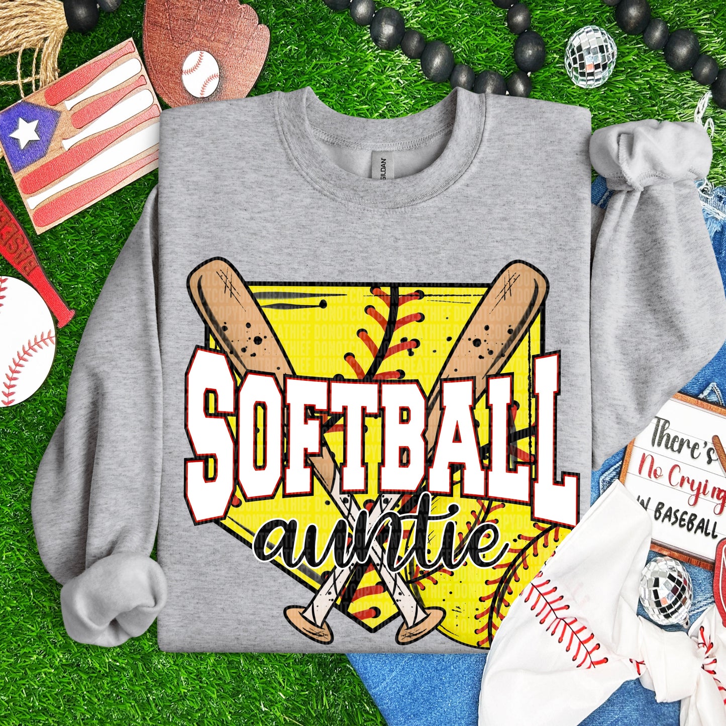 SOFTBALL MAMA - DTF TRANSFER