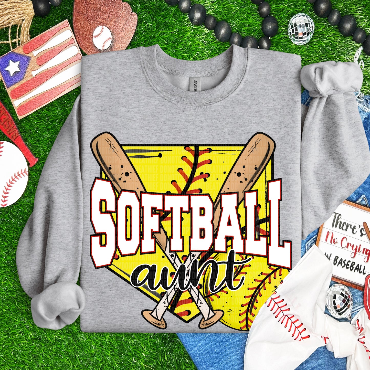 SOFTBALL MAMA - DTF TRANSFER