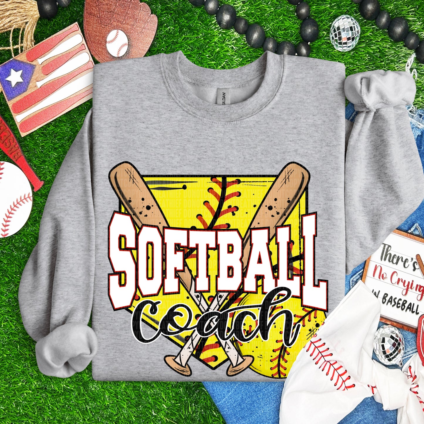 SOFTBALL MAMA - DTF TRANSFER