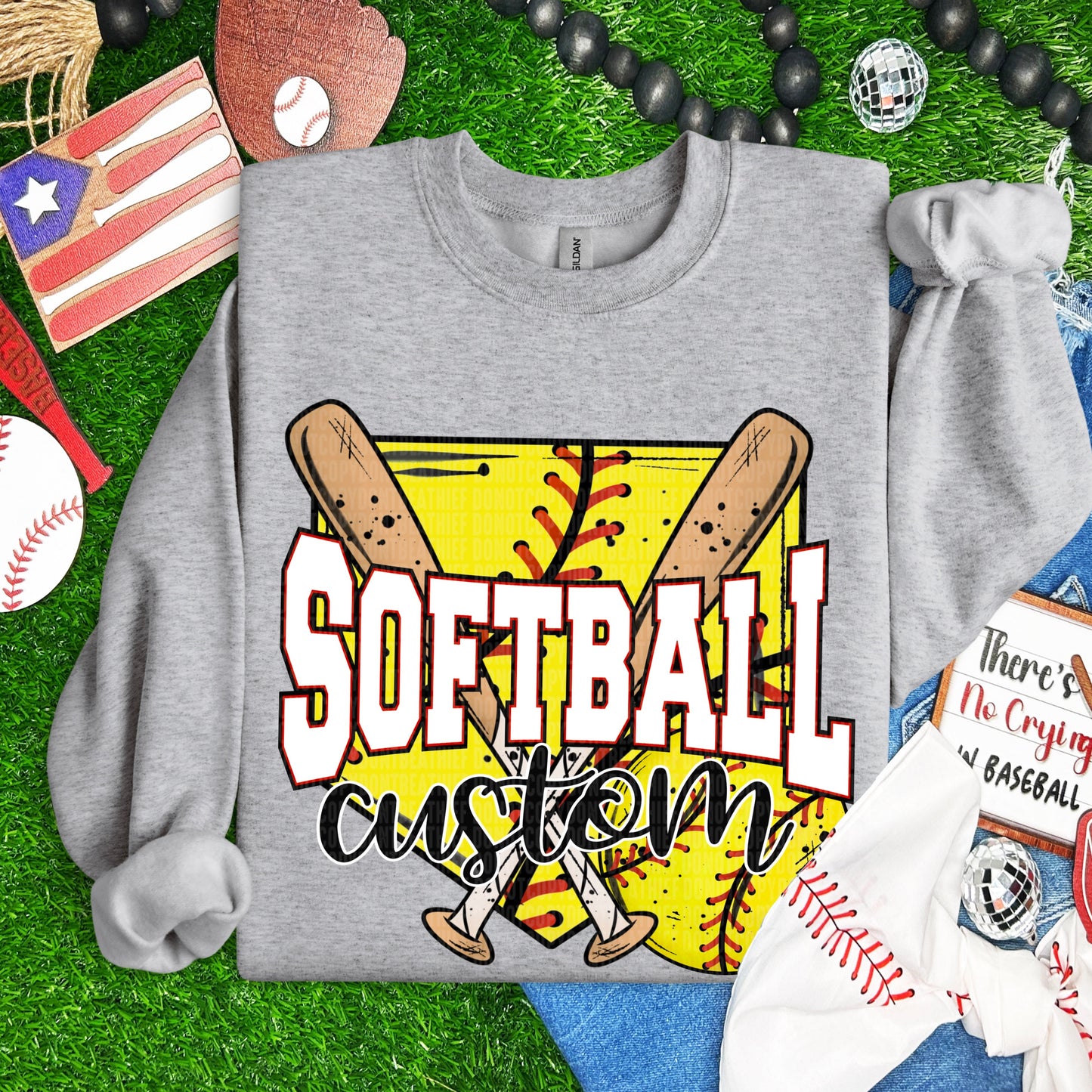 SOFTBALL MAMA - DTF TRANSFER