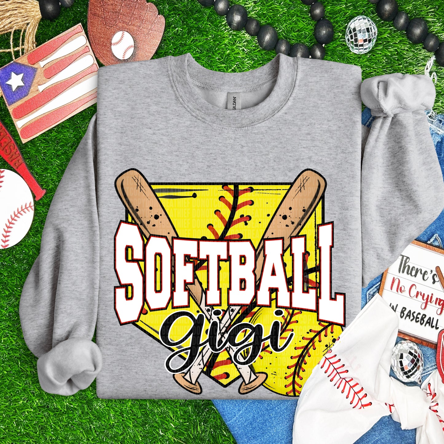 SOFTBALL MAMA - DTF TRANSFER