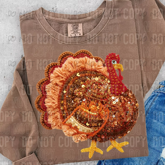 TURKEY FAUX YARN - DTF TRANSFER