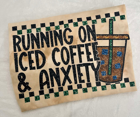RUNNING ON COFFEE & ANXIETY - DTF TRANSFER