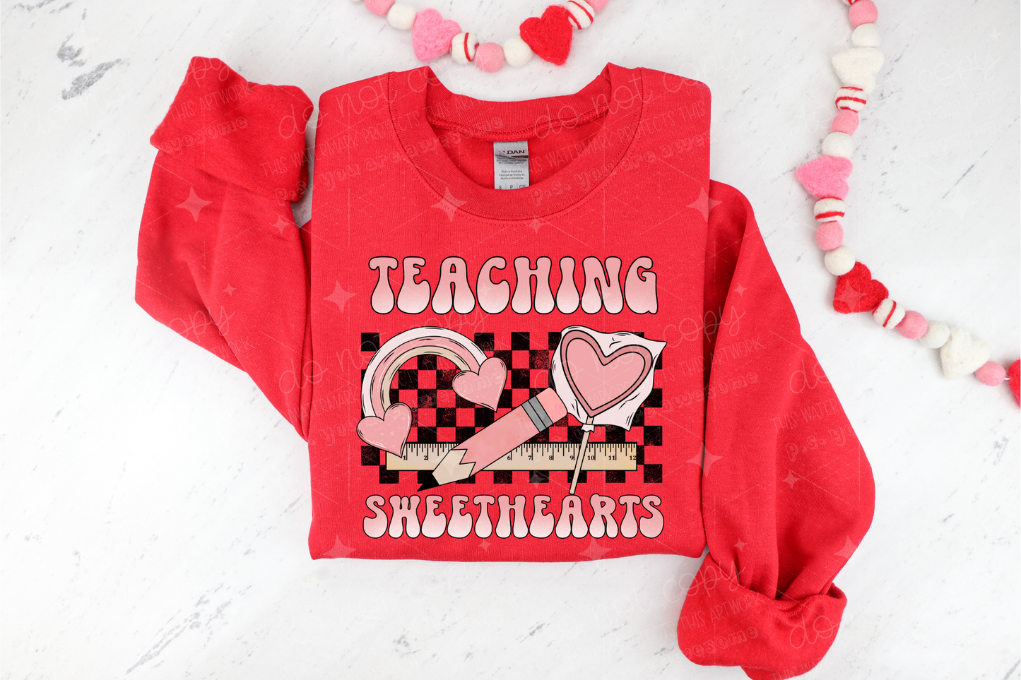 TEACHING SWEETHEARTS - DTF TRANSFER