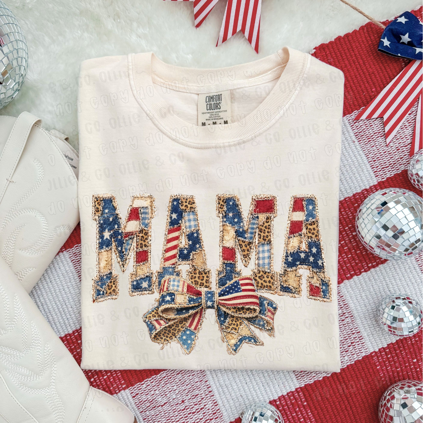 MAMA FLAG COQUETTE  - DTF TRANSFER