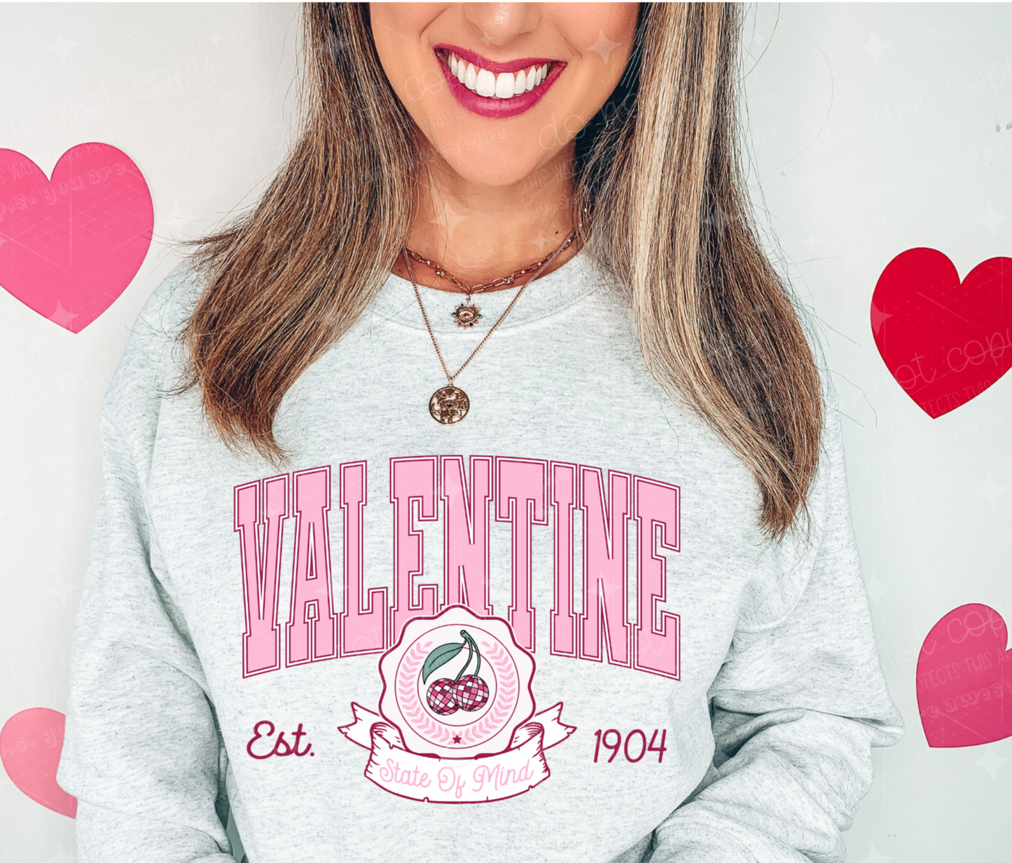 VARSITY VALENTINE STATE OF MIND  - DTF TRANSFER